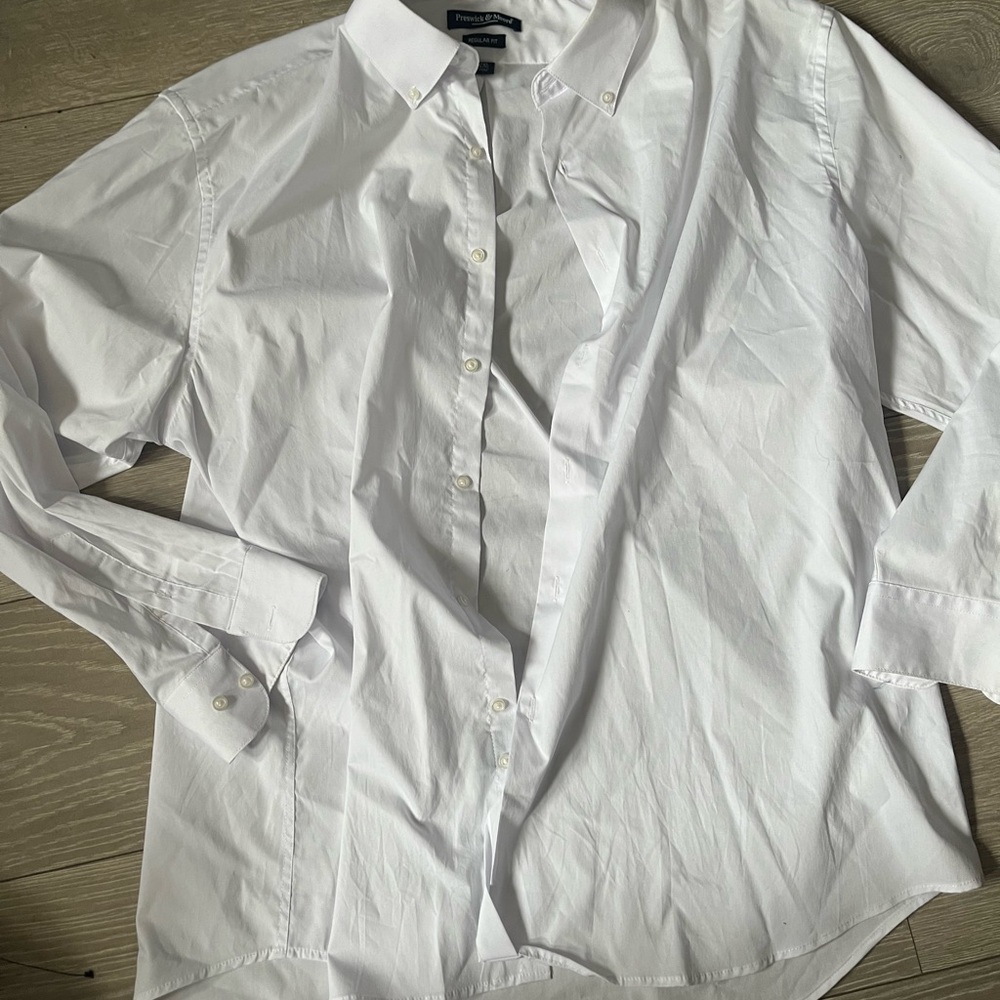 Preswick & Moore Crisp White Dress Shirt